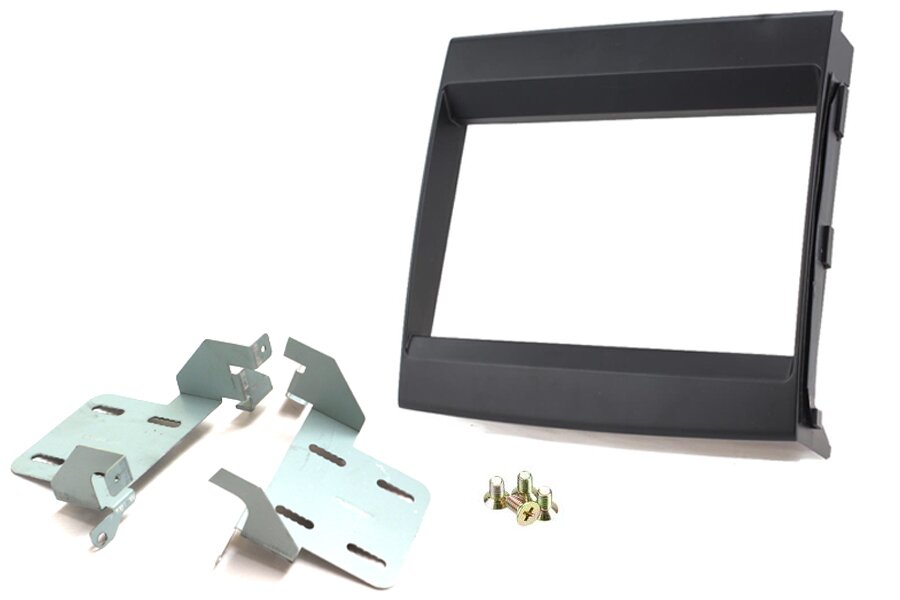 Porsche Cayenne (2010 - 2016) Double DIN car radio fascia adapter panel (MATT BLACK)