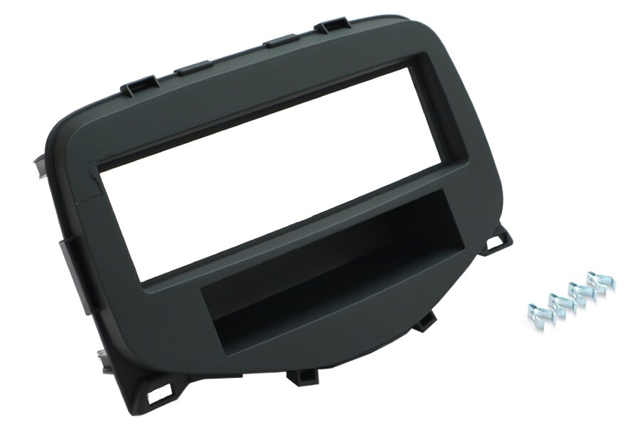 Citroen C1/Peugeot 108/Toyota Aygo (2014-2022) Single DIN fascia adapter (ANTHRACITE)