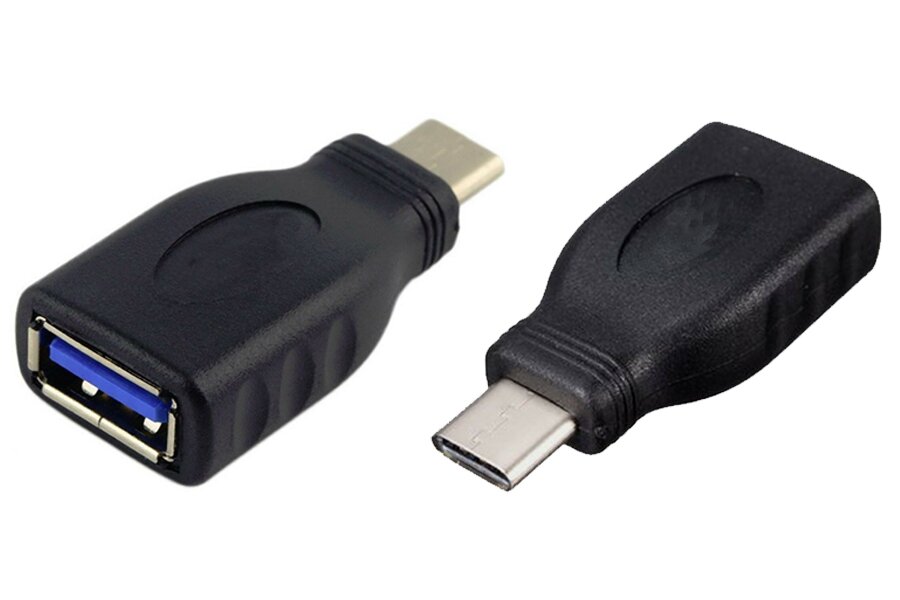 USB C (Male) to USB 3.0 A (Female) Adapter