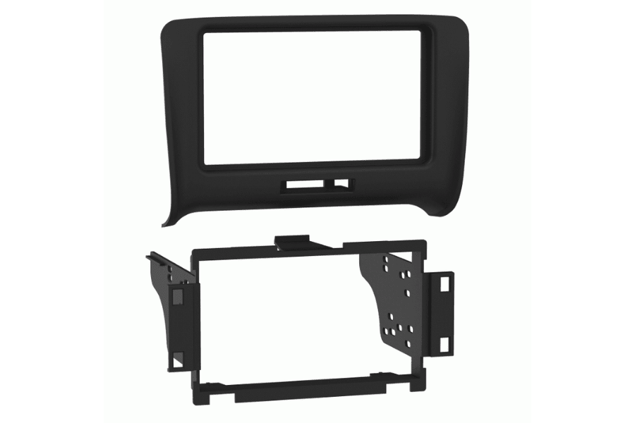 Audi TT 8J 2006–2014 Double DIN Car Radio Fascia Adapter Panel (Matt Black) Metra