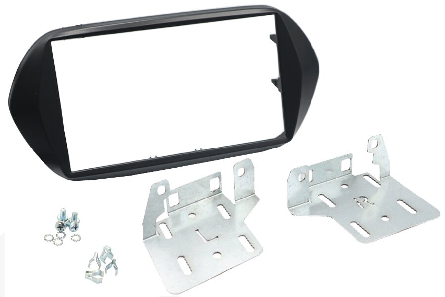 Fiat Tipo (2015 Onwards) WITHOUT OEM NAV Double DIN Radio Fascia (GLOSS BLACK)