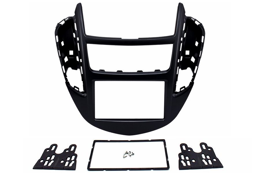 Chevrolet Trax (2013-2017) Double DIN car audio fascia adapter panel (MATT BLACK)