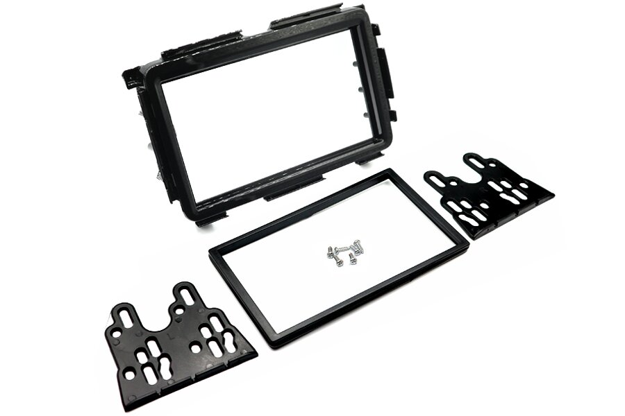 Honda HRV (2013 Onwards) Double DIN car audio fascia adapter panel (GLOSS BLACK)