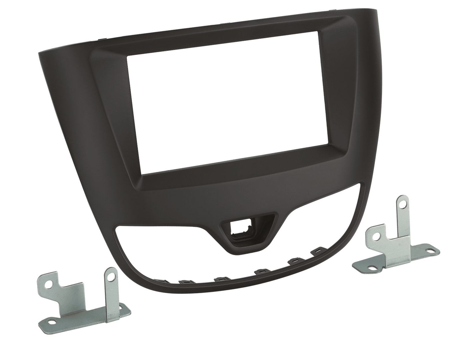 Vauxhall Viva / Opel Karl 17-19 (2 bar) Double DIN car audio fascia kit (MATT BLACK)