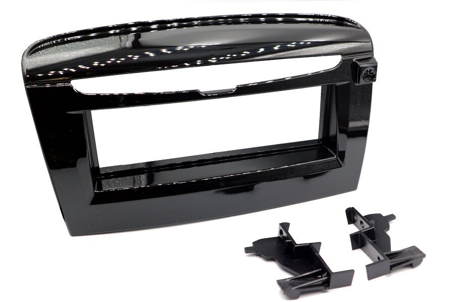 Chrysler/ Lancia Ypsilon (2008-2021) Single DIN car audio fascia adapter panel (PIANO BLACK)