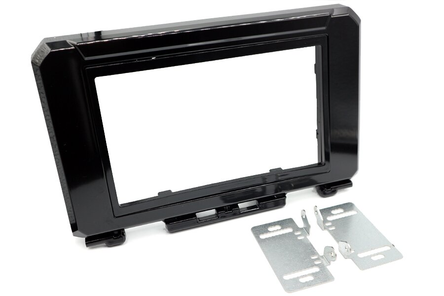 Suzuki Jimny (2018 Onwards) Double DIN car audio fascia adapter panel (GLOSS BLACK)