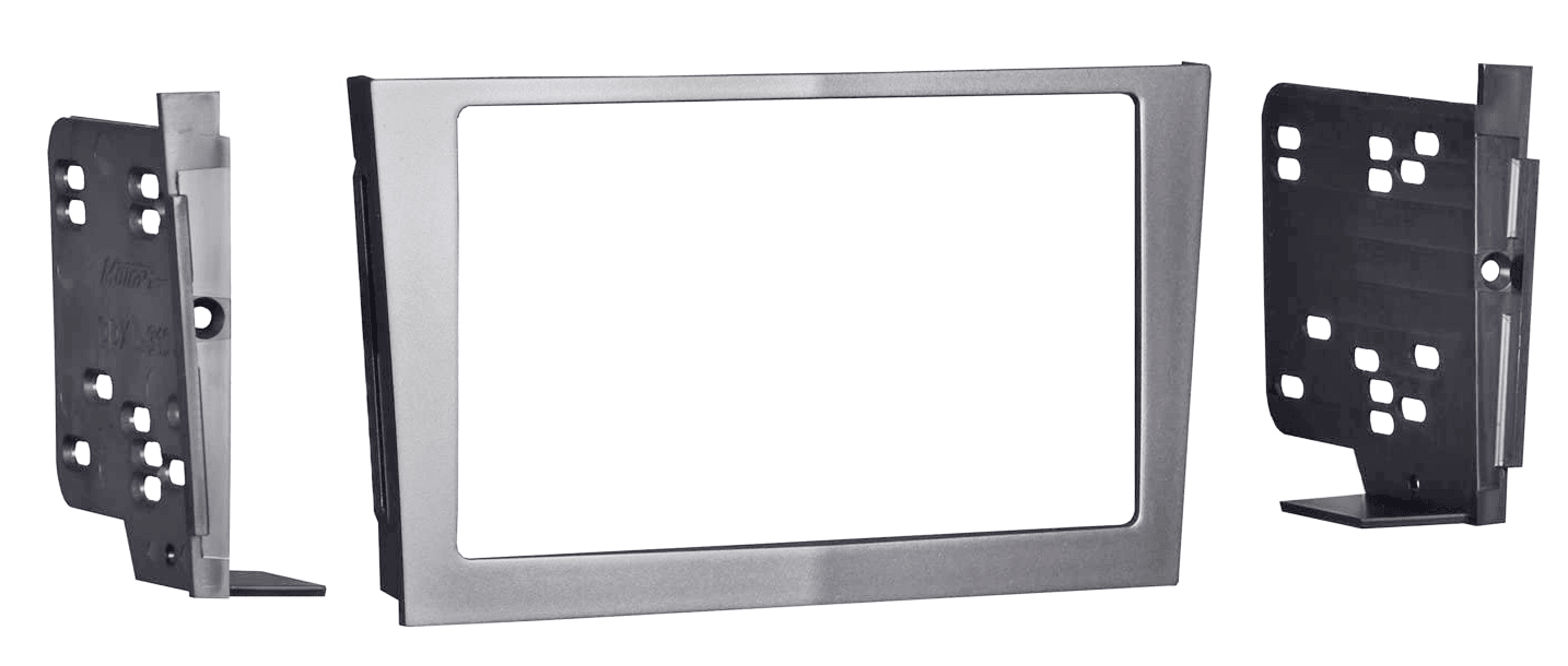 Vauxhall Side-Fix Double DIN Car Audio Fascia Radio Adapter (Silver) Metra