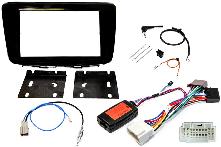Suzuki Baleno (2017 Onwards) Double DIN car stereo upgrade fitting kit with SWC