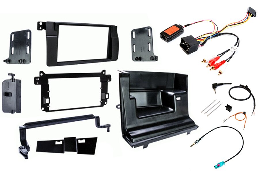 BMW 3-Series (E46) complete Double DIN stereo upgrade fitting kit (HARMAN KARDON/BASIC RADIO)
