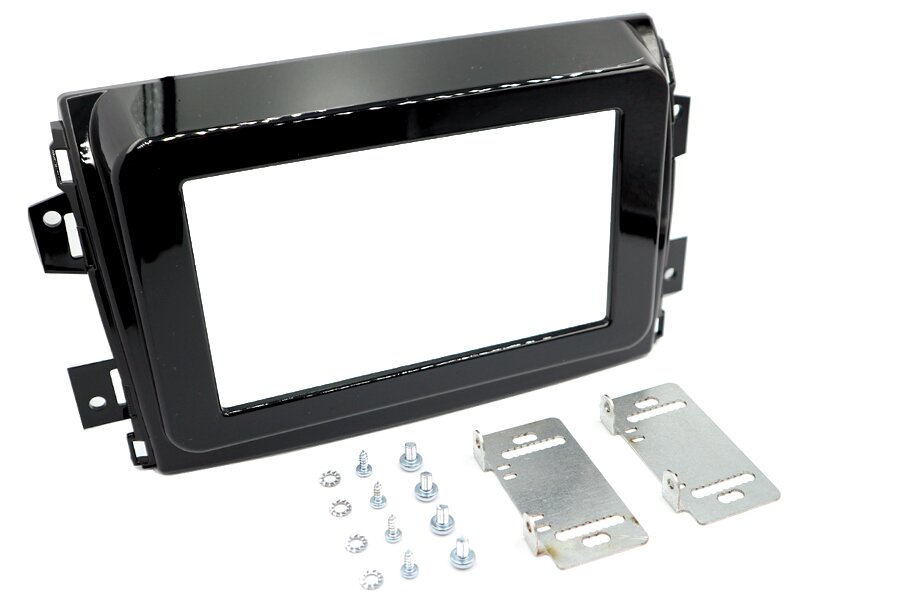 Fiat Ducato (2021 onwards) Double DIN Car Radio Fascia adapter panel (GLOSS BLACK)