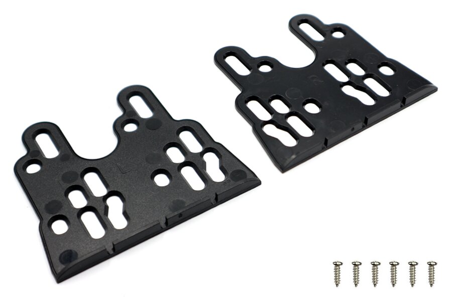 Universal Side Fixing Brackets For Double DIN Car Radio Stereo Fascia