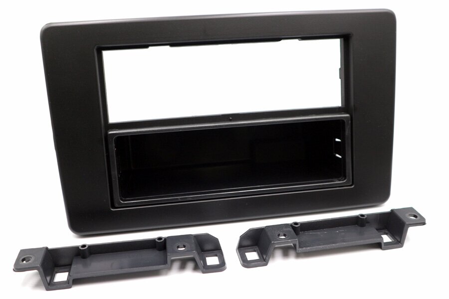 Renault Express (2020 onwards) Double or Single DIN car audio fascia adapter panel (MATT BLACK)