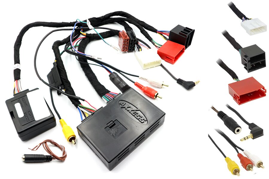 Kia Sportage and Hyundai iX35 with ISO Connections OEM Amplifier Steering Wheel Control Interface