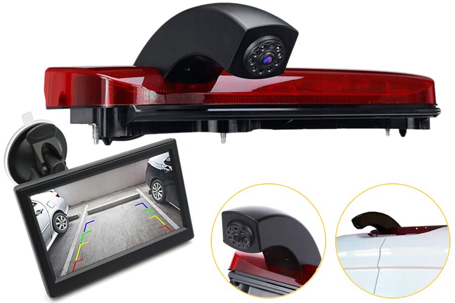 Ford Transit Connect (2013-2022) high level brake light camera and monitor kit