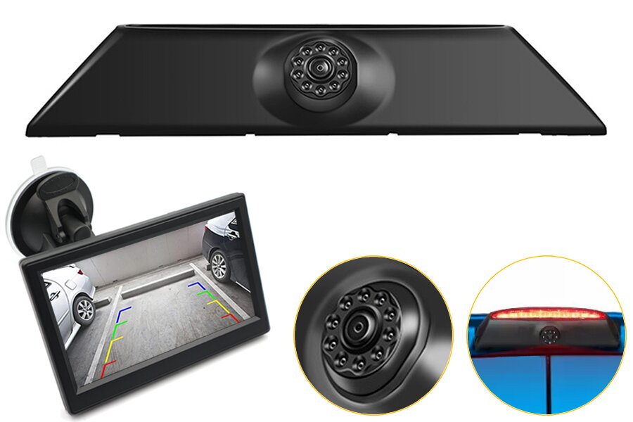 Iveco Daily (2011-2014) high level brake light camera and monitor kit