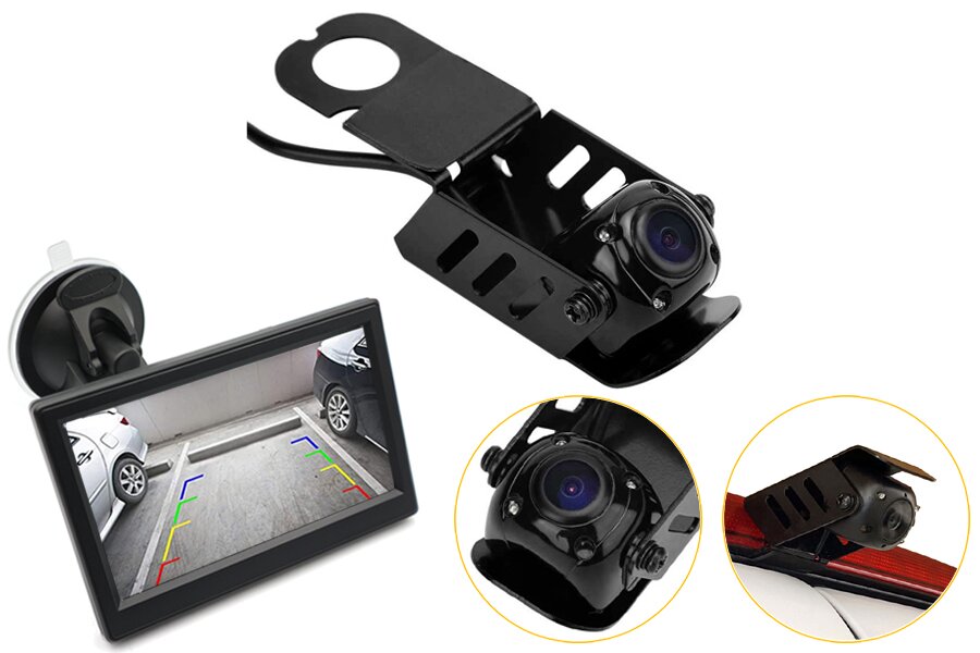 Mercedes Vito/Viano W639 (2011-2014) high level brake light camera and monitor kit