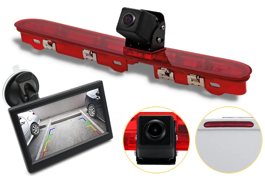 Peugeot Expert, Citroen Dispatch, Toyota Proace (2016 >) high level brake light camera and monitor