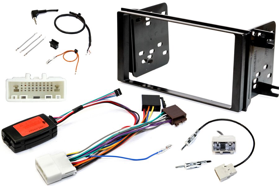 Subaru Forester (2011-2015) Double DIN car stereo upgrade fitting kit (OEM CLARION UNITS)