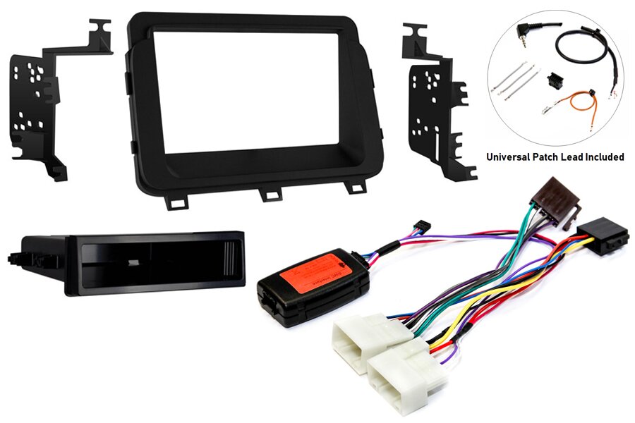 Kia Optima (2014-2015) Single/Double DIN car stereo upgrade fitting kit (STANDARD AUDIO)