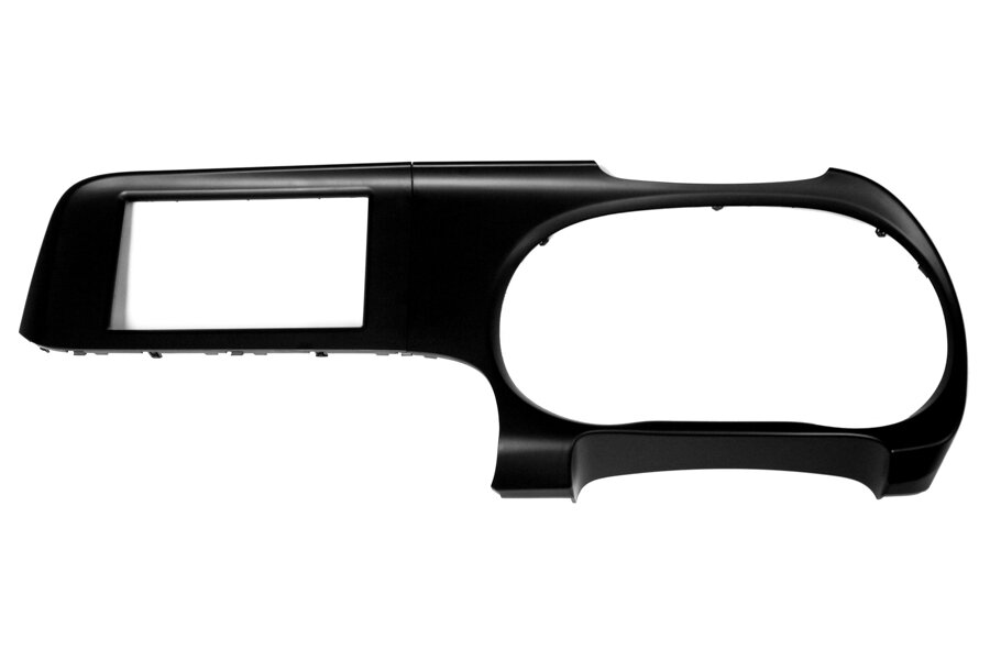 Hyundai i10 (3rd generation) 2019 onwards Double DIN car audio fascia adapter panel (MATT BLACK)