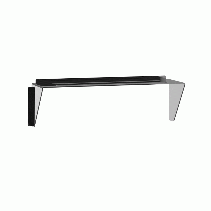 Universal Car Radio Stereo Audio Sun Shade Visor (GLOSS BLACK)
