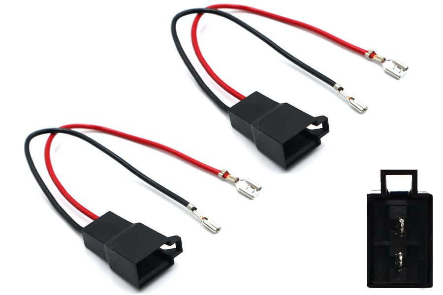 Renault (Various Models) car audio speaker adapter cable leads (Pair)