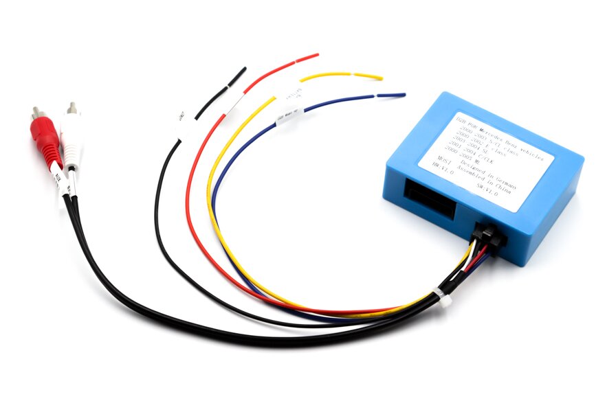 Mercedes C-Class, CLK, E-Class, ML and SLK D2B 98-05 fibre optic amplifier retention interface