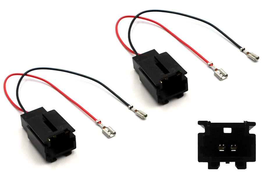 Vauxhall Combo E, Corsa F, Vivaro (2018 Onwards) car audio speaker adapter cables (Pair)