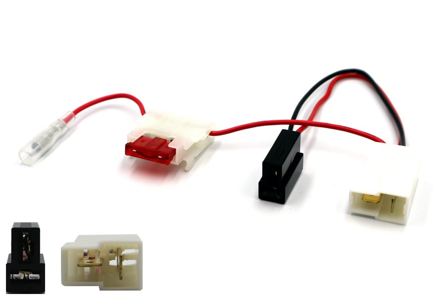 12v ignition spur from cigarette lighter or accessory power socket with 10 amp fuse