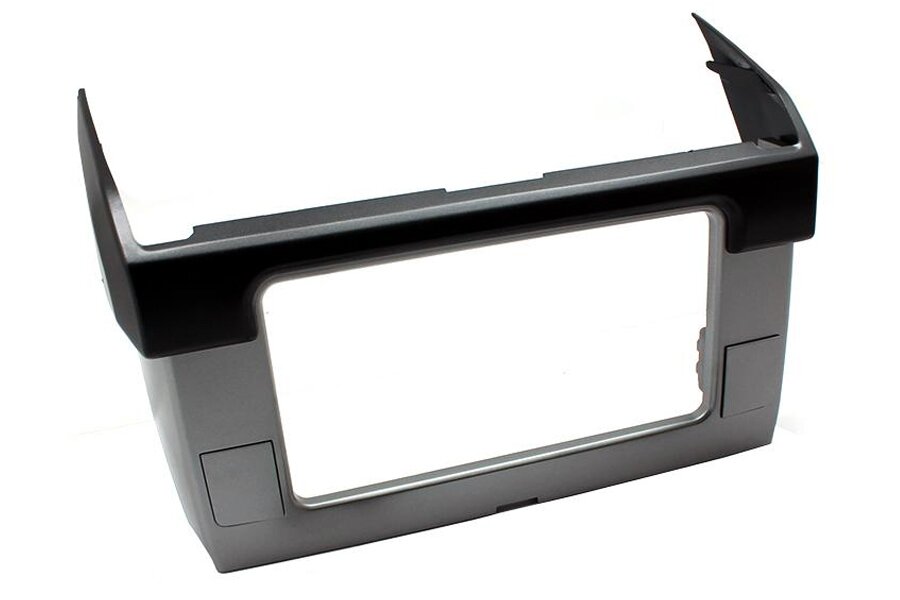 Toyota Landcruiser 150 and Prado (13-17) Double DIN Radio Fascia (BLACK and SILVER)