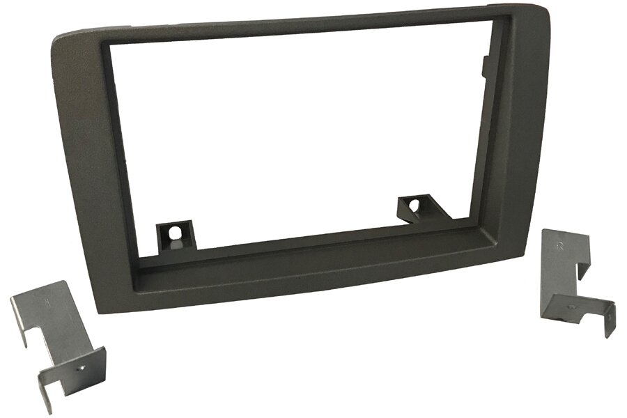 Fiat Idea (2004-2007) Double DIN car radio fascia (DARK GREY)