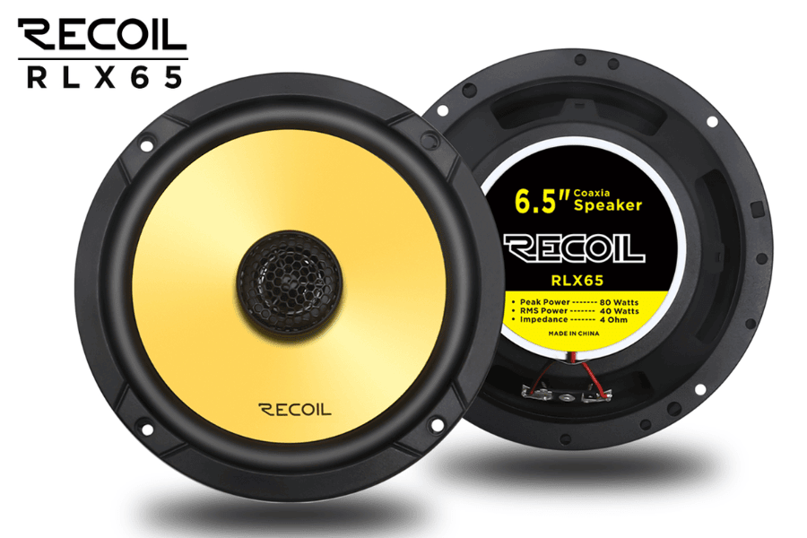Recoil Level 3-Series RLX65 6.5 inch (165mm) 2-way full-range Coaxial Car Speaker System