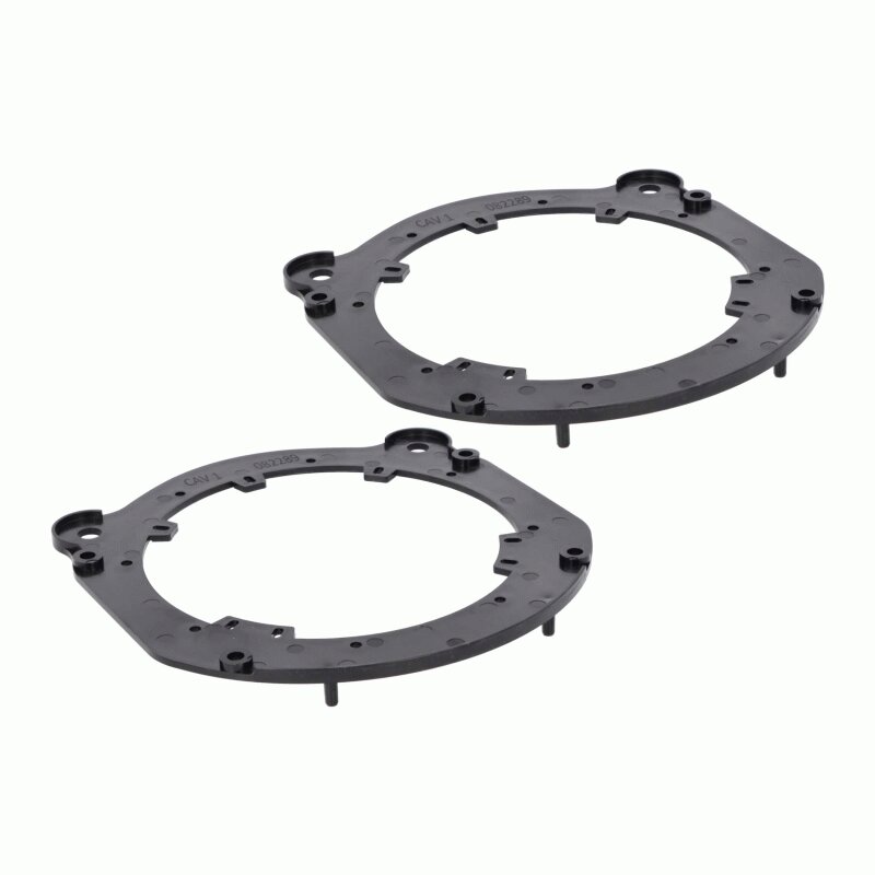 Tesla Model X Rear Door 165mm speaker adapter rings/panels