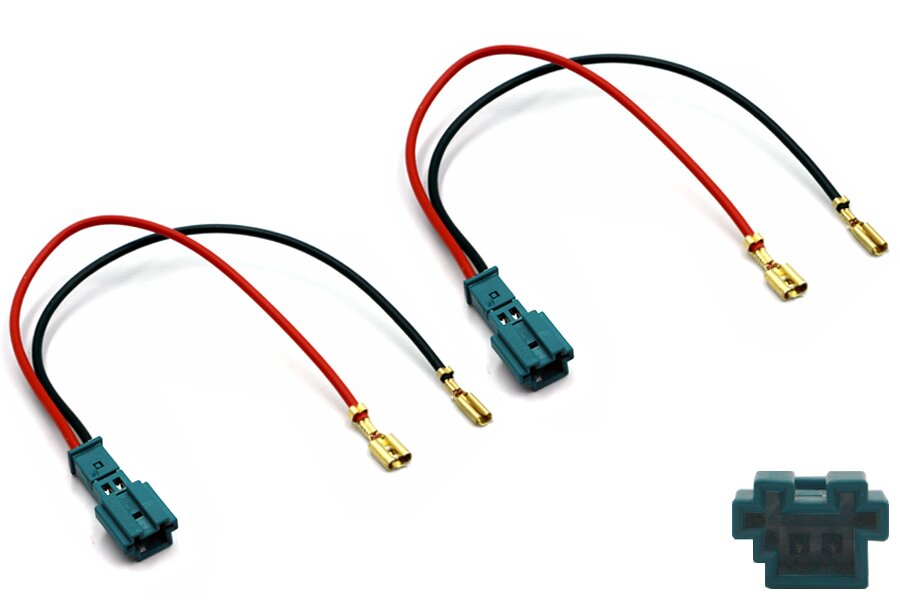 BMW (2015 onwards) and Tesla Centre Speaker Adapter Leads Cables (Pair)