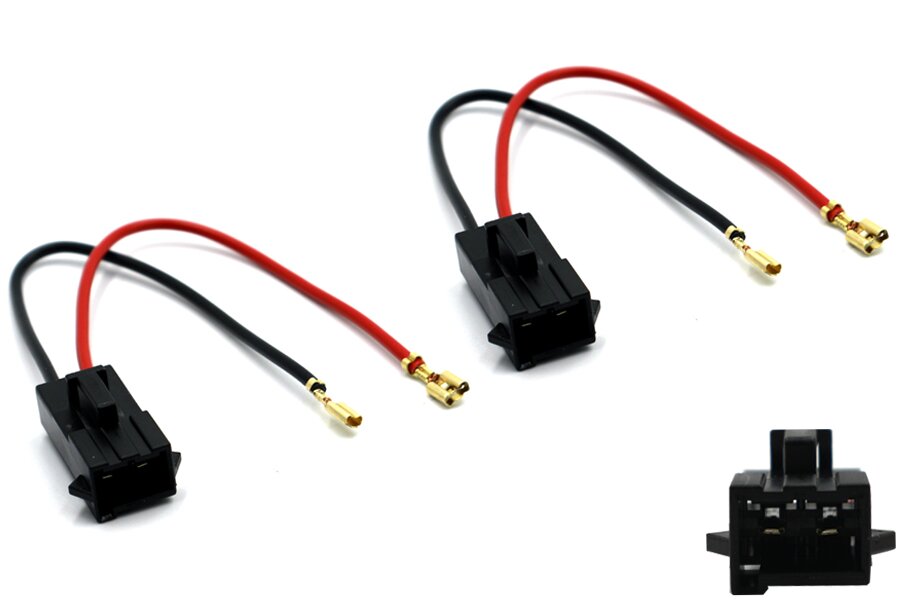 Tesla Model S and Model X Front and Rear Door Speaker Adapter Leads Cables (Pair)
