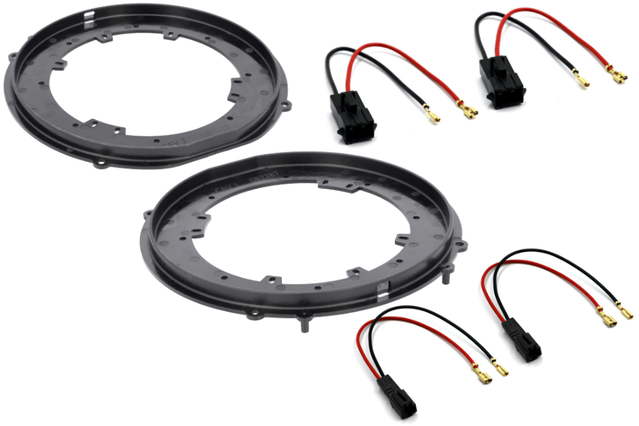 Tesla Model S and X (PREMIUM SOUND) 165mm front door speaker upgrade fitting kit