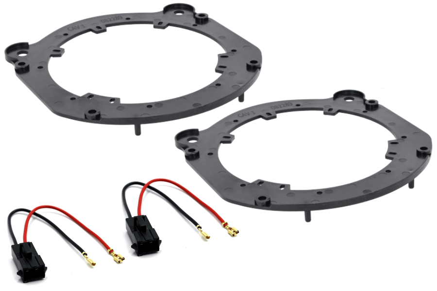 Tesla Model X 165mm rear door speaker upgrade fitting kit