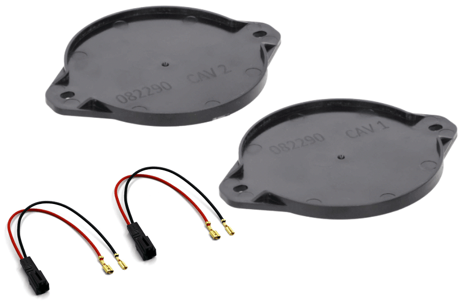 Tesla Model S and X rear hatch speaker upgrade fitting kit