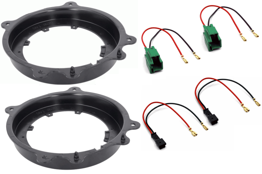 Tesla Model 3 and Y 165mm front door speaker upgrade fitting kit