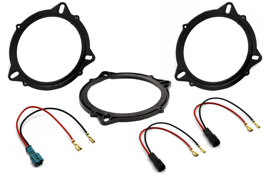 Tesla Model 3 and Y 100mm dashboard speaker upgrade fitting kit