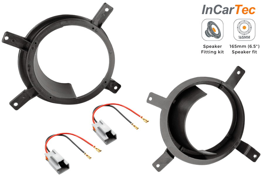 Volvo S60, V70, XC70 (00-08) 165mm (6.5 Inch) speaker upgrade fitting kit