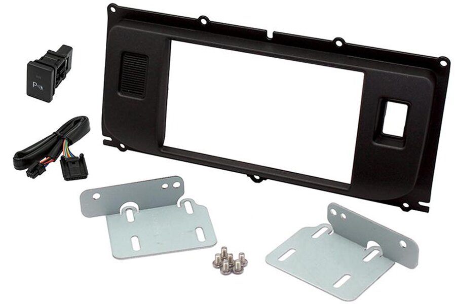 Range Rover Evoque (2011-2018) Double DIN car audio fascia adapter panel (DARK GREY)