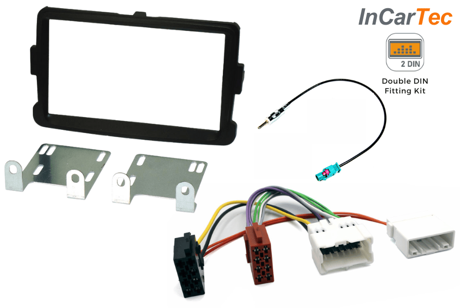 Dacia Duster, Dokker, Lodgy, Logan, Sandero Double DIN car stereo fitting kit (WITHOUT SWC)
