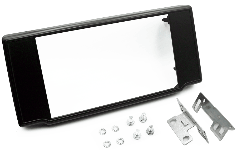 Renault Trafic 2022 (Start Specification) Double DIN car audio fascia adapter panel (MATT BLACK)