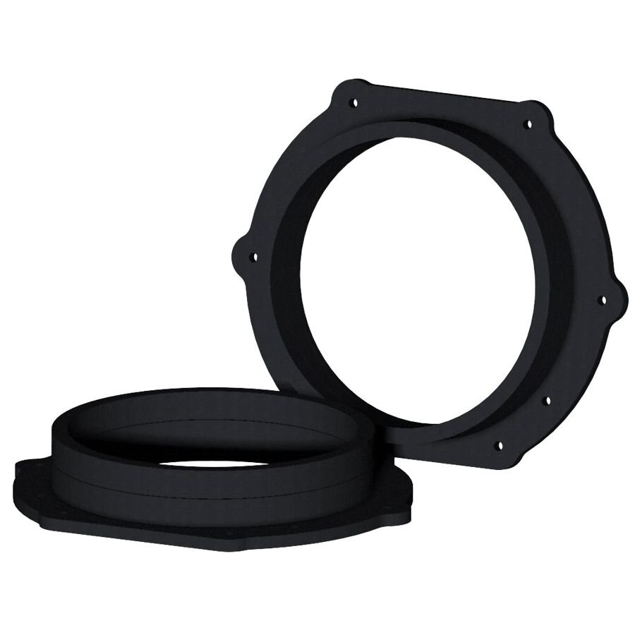 Audi Q7 (4M) 2016 onwards (8 inch) speaker panel adapter rings (MDF)