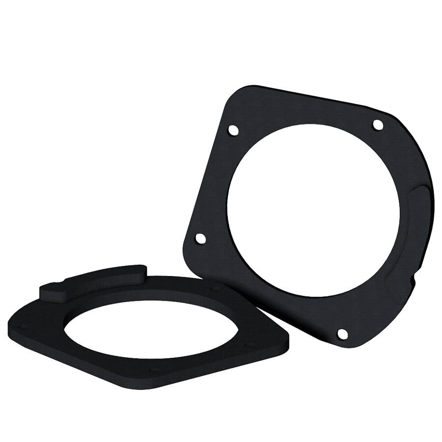 BMW 3 Series E36 Cabriolet (1990-1998) rear quarter 130mm speaker adapter panels 