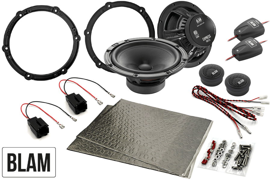 PSA Groupe 165mm (6.5 Inch) complete BLAM EXPRESS speaker upgrade fitting kit