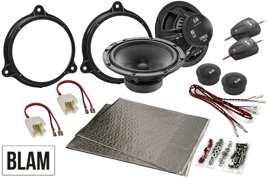 Renault 165mm (6.5 Inch) complete BLAM EXPRESS speaker upgrade fitting kit
