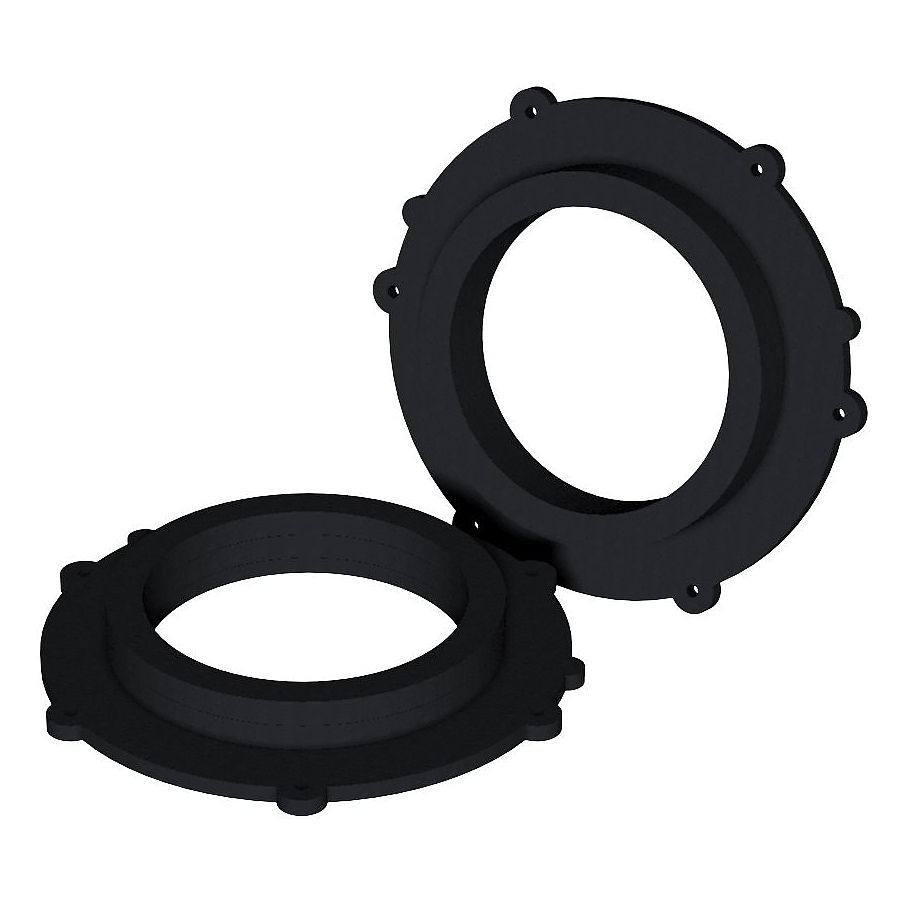 Porsche Cayenne 19> and Macan 14> 165mm front door speaker adapter rings/panels 