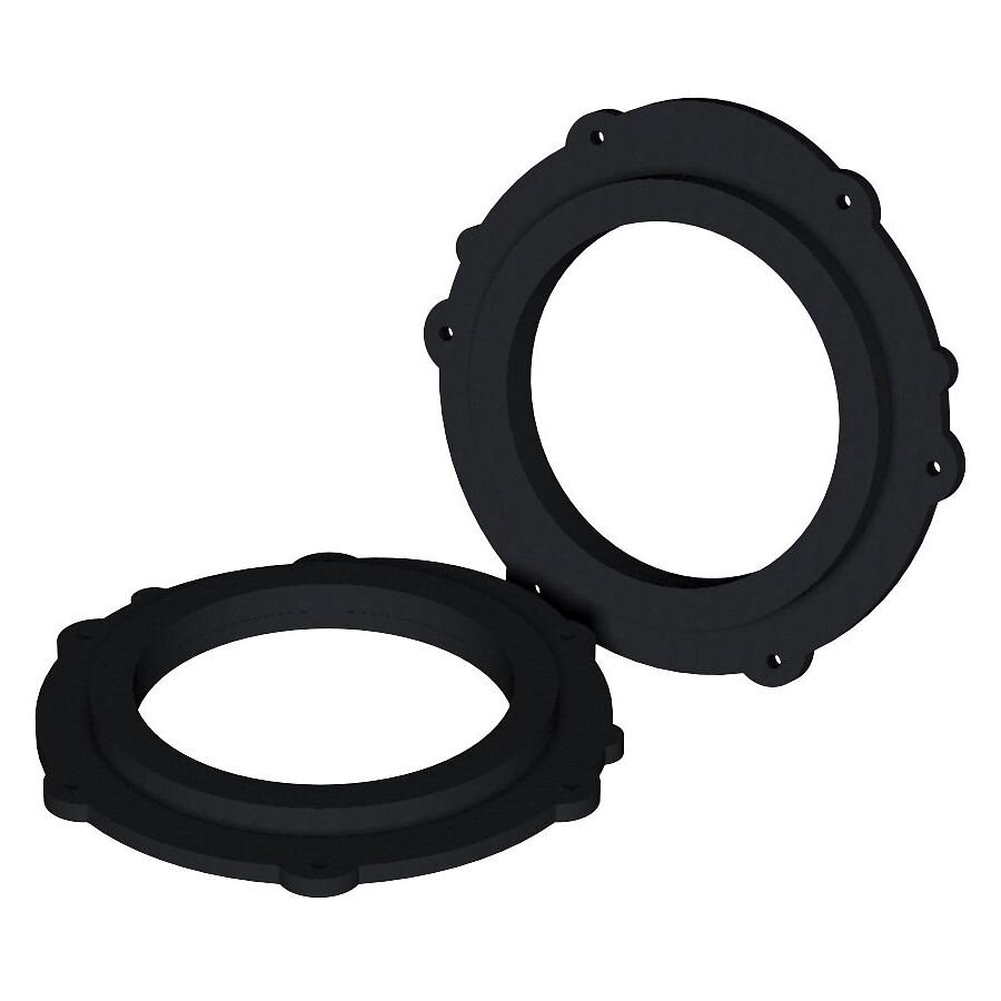 Porsche Cayenne 19> and Macan 14> 165mm rear door speaker adapter rings/panels 